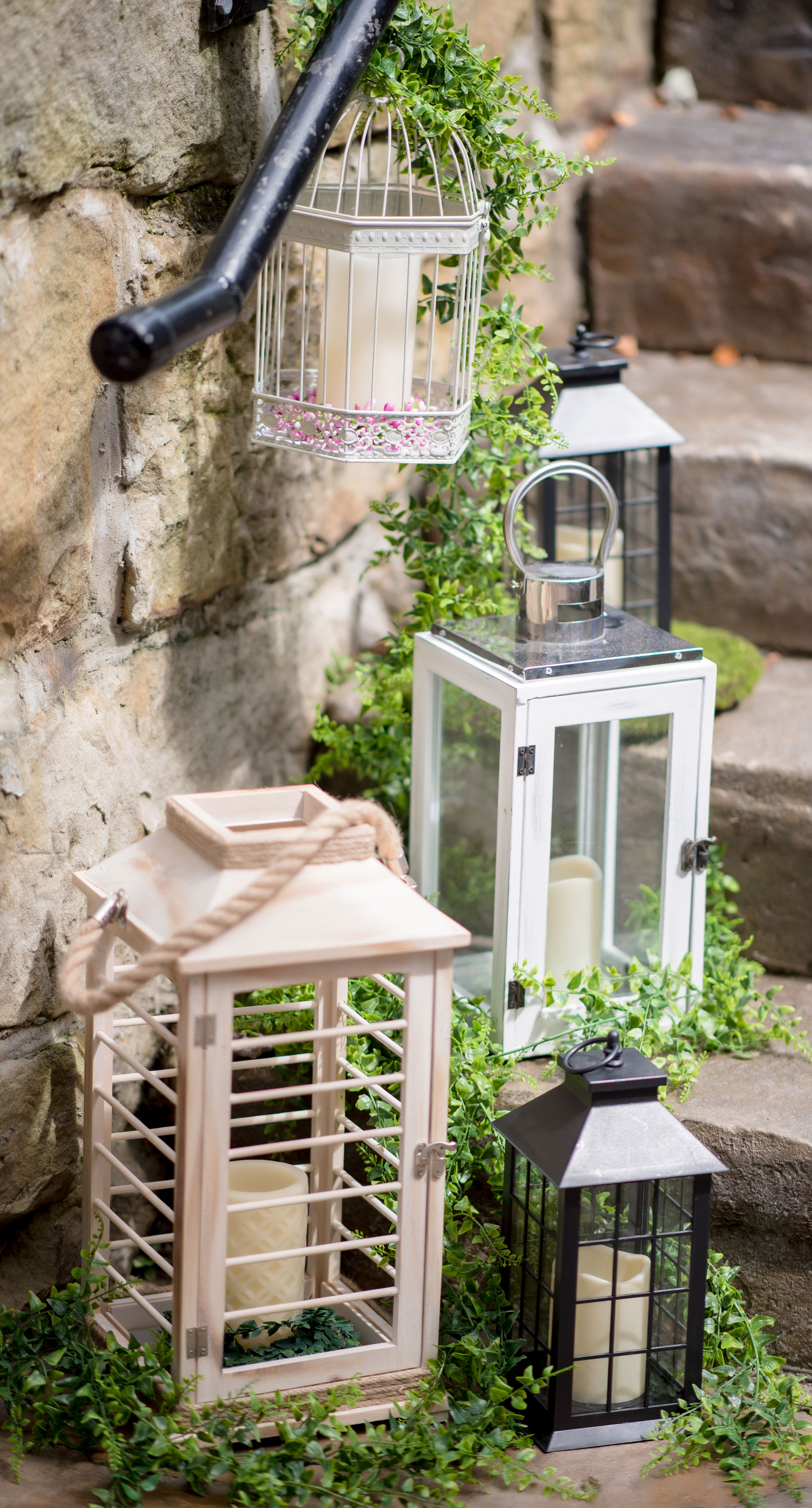 Postpone Your Wedding Different Season Five Assorted Flameless Candle Lanterns